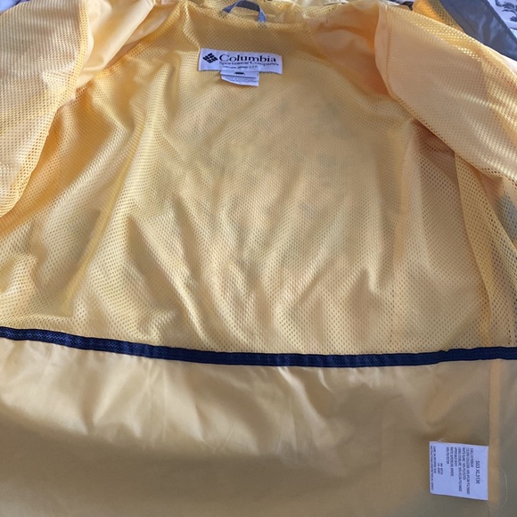 Columbia Yellow Packable Rain Jacket - Picture 8 of 8